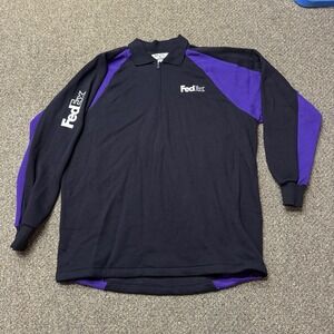 Fedex Stan Herman VF Imagewear Quarter Zip Up Long Sleeve XL